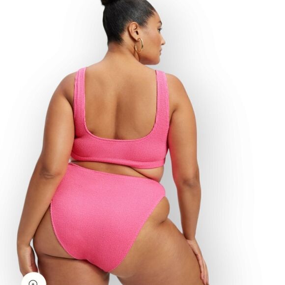 Good American NWT Always Fit Fuschia Bikini Set - Picture 5 of 9
